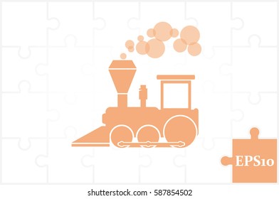 Locomotive Icon Vector
