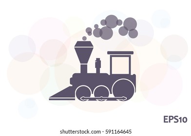 Locomotive Icon Vector