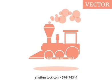 Locomotive Icon Vector.