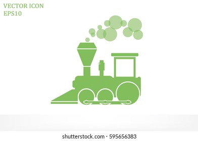 Locomotive Icon Vector.