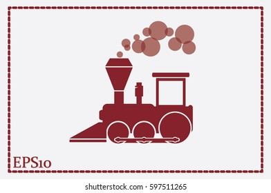 Locomotive Icon Vector