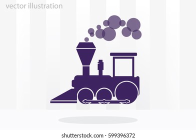 Locomotive Icon Vector