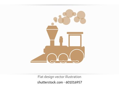 Locomotive Icon Vector