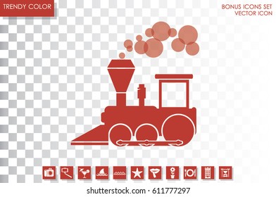 Locomotive Icon Vector