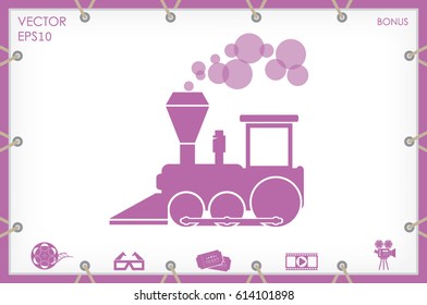 Locomotive Icon Vector