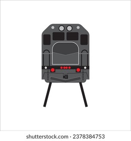 LOCOMOTIVE ICON VECTOR ILLUSTRATION SYMBOL DESIGN