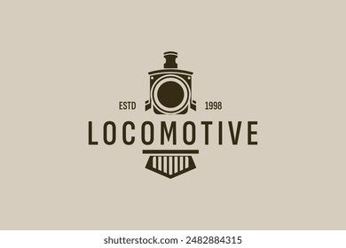 Ilustración del Vector del logotipo de la locomotora