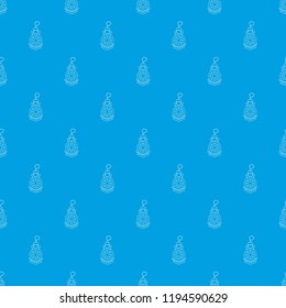 Locomotive pattern vector seamless blue repeat for any use
