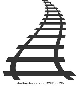 locomotive railroad silhouette track railway transit route icon