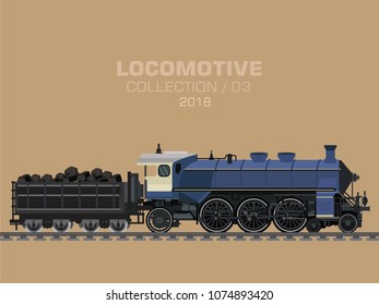Locomotive railroad train.
