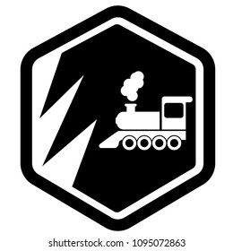 locomotive and shield
