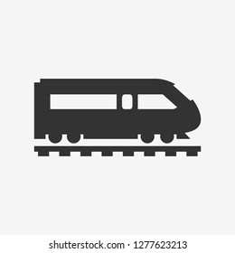 locomotive silhouette,vector icon.