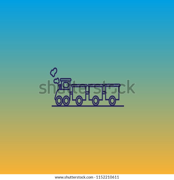 locomotive, trailers,\
icon