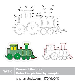 Railway Train Locomotive Toy Transport Be Stock Vector (Royalty Free ...