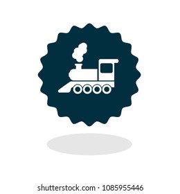 locomotive vector icon