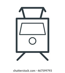 Locomotive Vector Icon