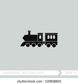 Locomotive vector icon.