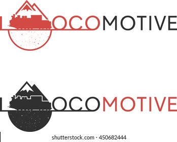 Locomotive vector logo