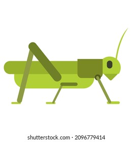 locust flat clipart vector illustration