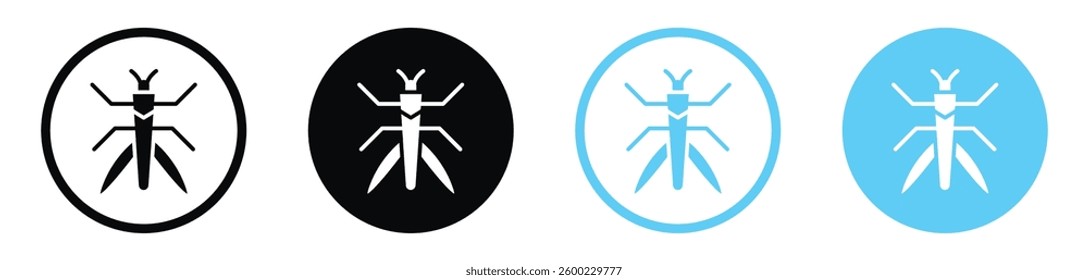 Locust icon collection. vector illustration set