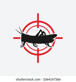 locust icon red target