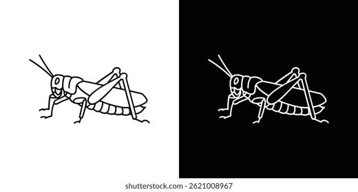 Locust icon vector for web, and mobile app