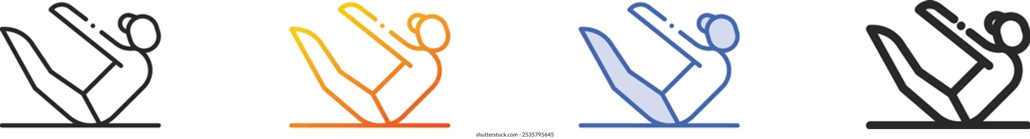 locust icon.Thin Linear, Gradient, Blue Stroke and bold Style Design Isolated On White Background