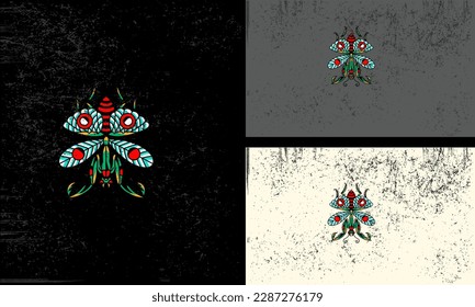 locust vector illustration mascot design