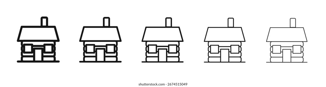 Lodge diseño de iconos, logotipo, App, UI. Ilustración vectorial, EPS