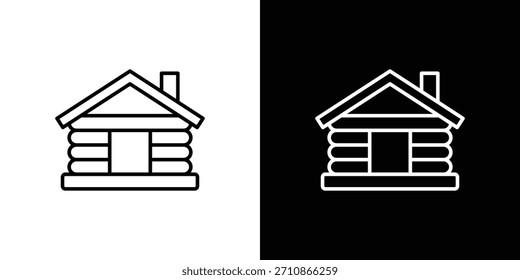 Lodge-Symbole. Linienzeichnung, Vektorsymbole