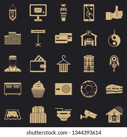Lodge icons set. Simple set of 25 lodge vector icons for web for any design