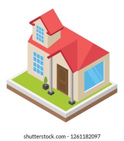 Lodge isometric icon