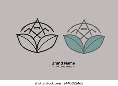 Lodging house logo, can be used for company logos, icons, emblems and others