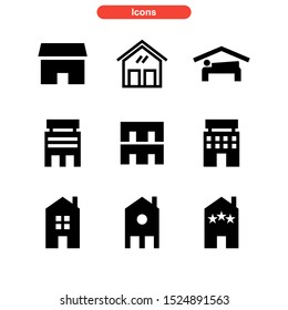 lodging icon isolated sign symbol vector illustration - Collection of high quality black style vector icons
