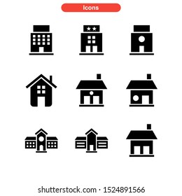 lodging icon isolated sign symbol vector illustration - Collection of high quality black style vector icons
