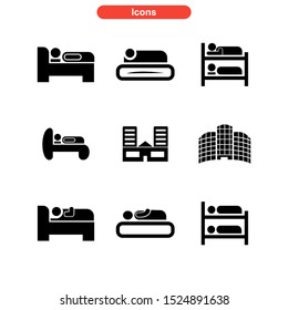 lodging icon isolated sign symbol vector illustration - Collection of high quality black style vector icons
