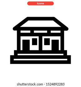 lodging icon isolated sign symbol vector illustration - high quality black style vector icons
