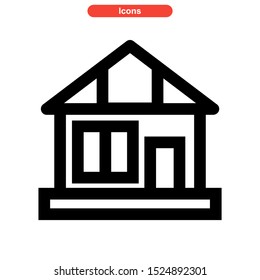 lodging icon isolated sign symbol vector illustration - high quality black style vector icons
