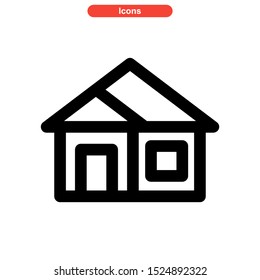 lodging icon isolated sign symbol vector illustration - high quality black style vector icons
