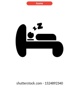 lodging icon isolated sign symbol vector illustration - high quality black style vector icons
