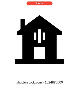 lodging icon isolated sign symbol vector illustration - high quality black style vector icons
