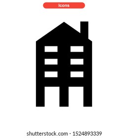 lodging icon isolated sign symbol vector illustration - high quality black style vector icons
