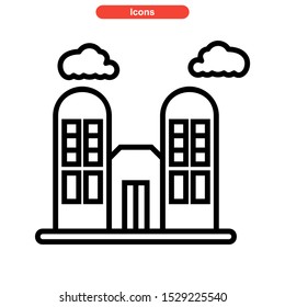 lodging icon isolated sign symbol vector illustration - high quality black style vector icons
