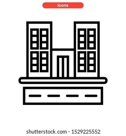 lodging icon isolated sign symbol vector illustration - high quality black style vector icons
