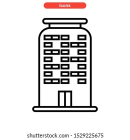 lodging icon isolated sign symbol vector illustration - high quality black style vector icons
