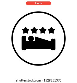 lodging icon isolated sign symbol vector illustration - high quality black style vector icons

