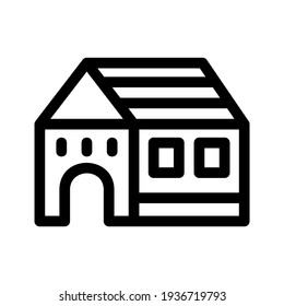 lodging icon or logo isolated sign symbol vector illustration - high quality black style vector icons
