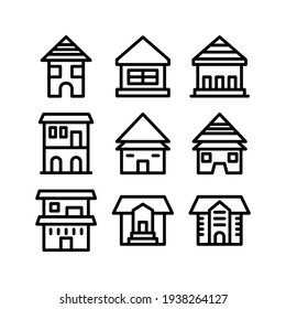 lodging icon or logo isolated sign symbol vector illustration - Collection of high quality black style vector icons
