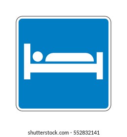 Lodging road signs