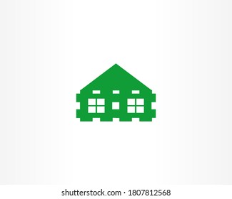 lodging vector logo design icon